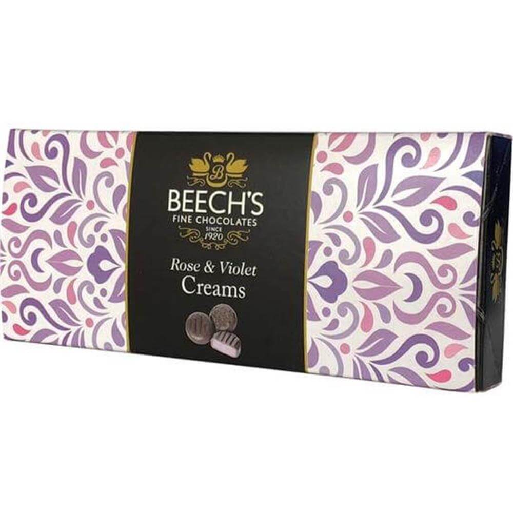 Beech's Dark Chocolate Rose & Violet Creams 145g